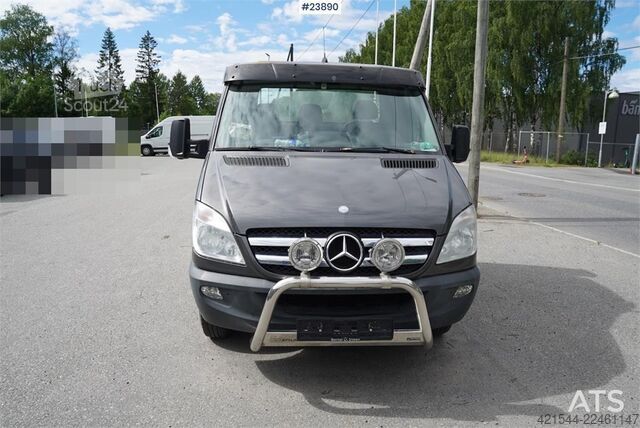 Autotransporter varevogn Mercedes-Benz Sprinter 519 – Car transporter with trailer