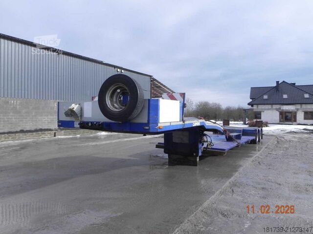 Nízka plošina CAMRO CN 26.20B low-bed semi-trailer/ Tiefbett