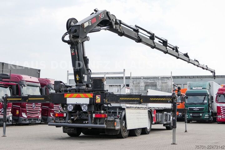 Gru montata su autocarro SCANIA P 400 Pritsche Kran HIAB 377 E Funk Euro 5