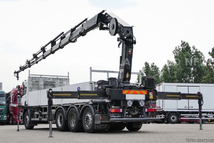 Gru montata su autocarro SCANIA P 400 Pritsche Kran HIAB 377 E Funk Euro 5