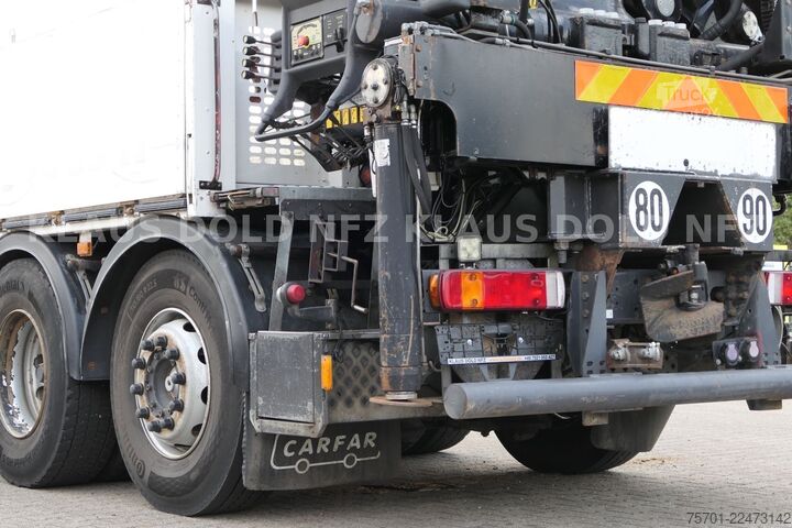 Gru montata su autocarro SCANIA P 400 Pritsche Kran HIAB 377 E Funk Euro 5