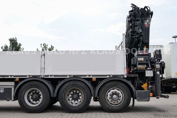 Gru montata su autocarro SCANIA P 400 Pritsche Kran HIAB 377 E Funk Euro 5