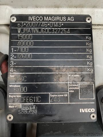 Samochód do przewozu napojów IVECO Stralis 190S330 LBW 2000kg koffer