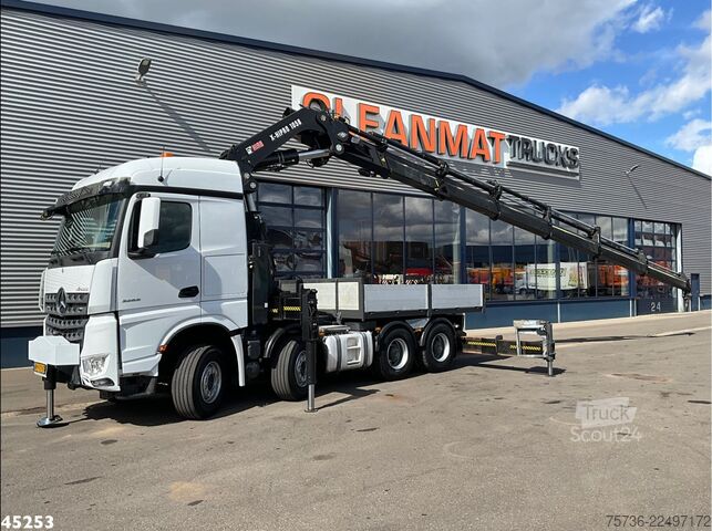  Mercedes-Benz Arocs 3253 8x4 Hiab 105 Tonmeter laadkraan
