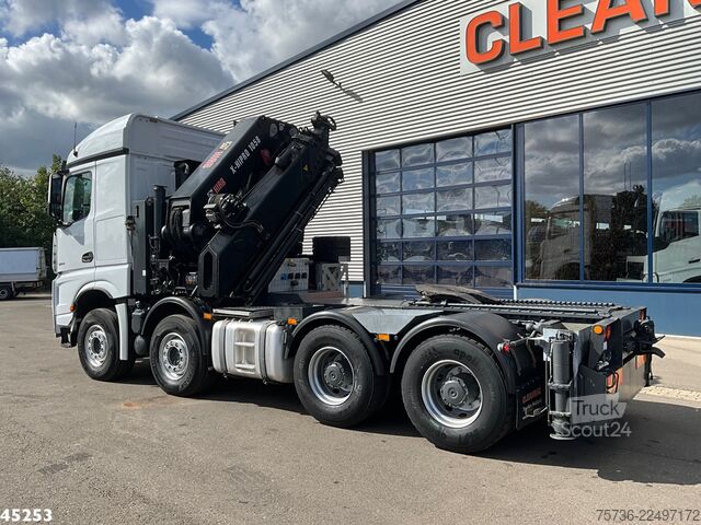  Mercedes-Benz Arocs 3253 8x4 Hiab 105 Tonmeter laadkraan