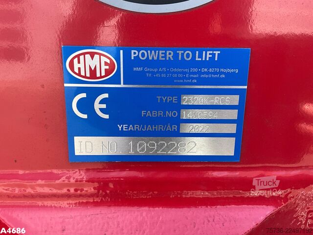  HMF Hermeler Maschinenbau 23 Tonmeter laadkraan NEW & UNUSED!