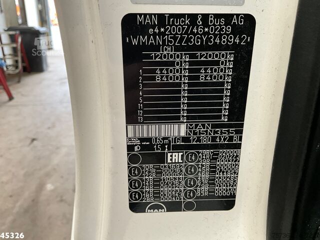 Soğutmalı/dondurulmuş taşıma Emoss MAN TGL 12.180 Koel-vries opbouw 100% Elektrisc...