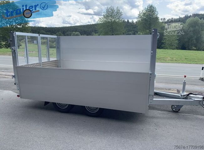 Remorque à benne basculante TwinTrailer Kipper & Transporter TT3030 309x183cm Höhe:120cm 3,0t.