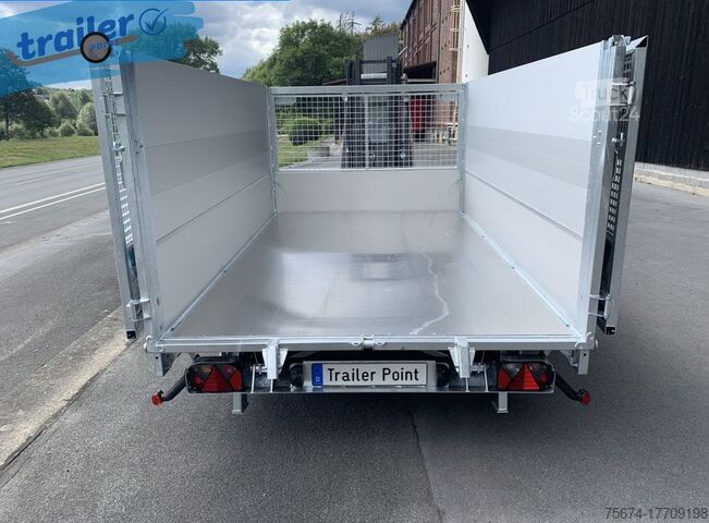 Sklápěcí přívěs TwinTrailer Kipper & Transporter TT3030 309x183cm Höhe:120cm 3,0t.