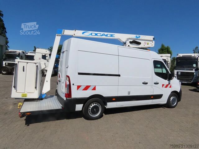 Plate-forme de levage Renault Master 10,5 m,  3 seats, 3500 kg, euro6