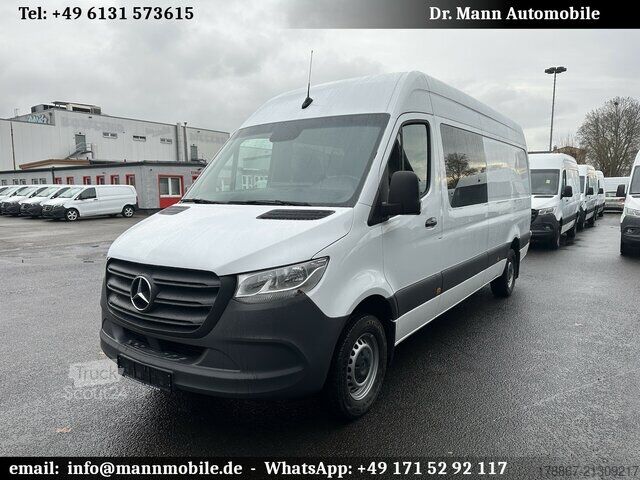 Transporter mit Doppelkabine Mercedes-Benz Sprinter 317 CDI RWD L3 Maxi Mixto 3,5 to AHK