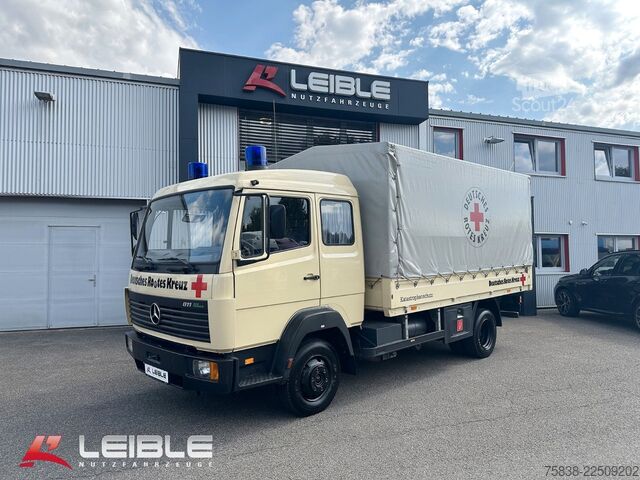 Furgone centinato MERCEDES-BENZ 811*Pritsche+Plane*DoKa*11Tkm*AHK*TOP*