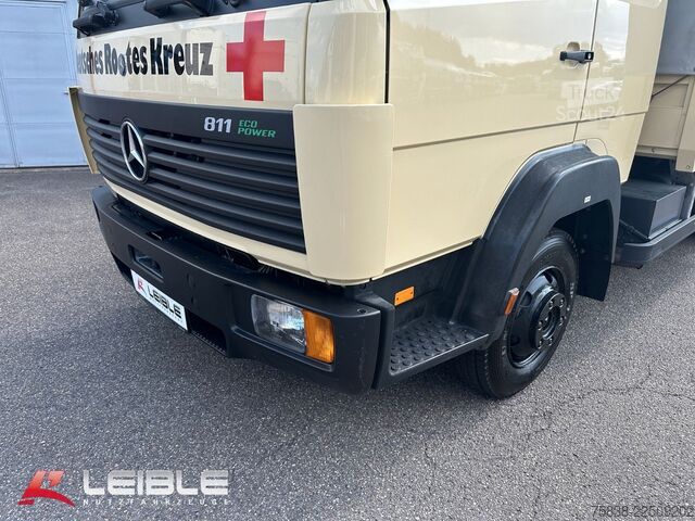 Furgone centinato MERCEDES-BENZ 811*Pritsche+Plane*DoKa*11Tkm*AHK*TOP*