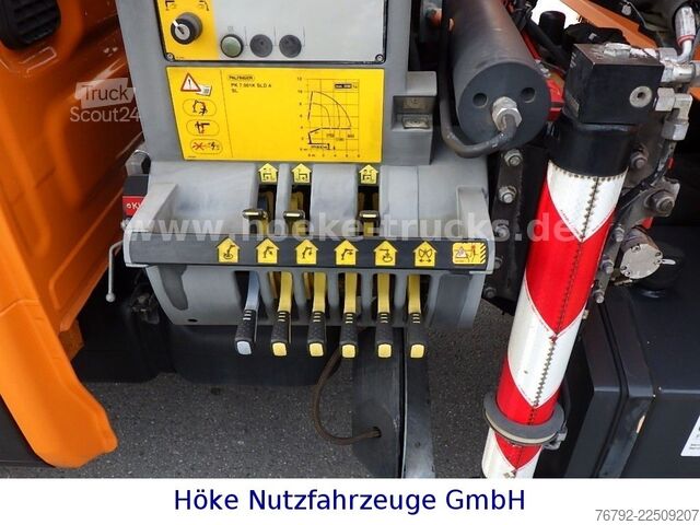 Furgone ribaltabile a tre lati IVECO 70 C 18 DoKa/Kipper/Palfinger Kran/Greifer/2xAHK