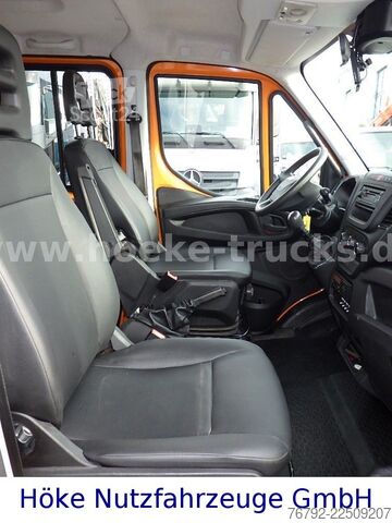 Furgone ribaltabile a tre lati IVECO 70 C 18 DoKa/Kipper/Palfinger Kran/Greifer/2xAHK