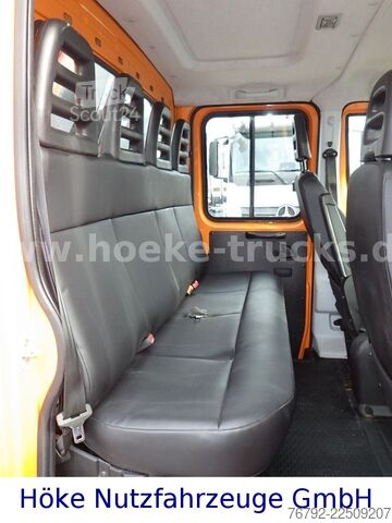 Furgone ribaltabile a tre lati IVECO 70 C 18 DoKa/Kipper/Palfinger Kran/Greifer/2xAHK