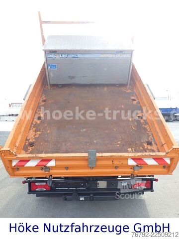 Furgone ribaltabile IVECO 70 C 18 DoKa/Kipper/Palfinger Kran/Greifer/2xAHK