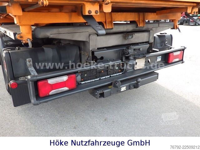 Furgone ribaltabile IVECO 70 C 18 DoKa/Kipper/Palfinger Kran/Greifer/2xAHK