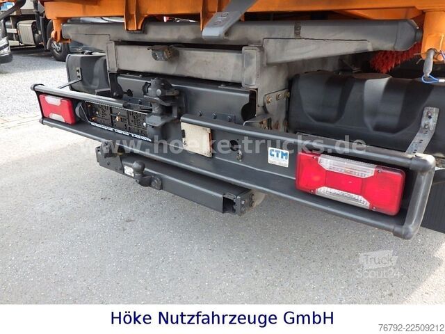 Furgone ribaltabile IVECO 70 C 18 DoKa/Kipper/Palfinger Kran/Greifer/2xAHK