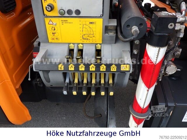 Furgone ribaltabile IVECO 70 C 18 DoKa/Kipper/Palfinger Kran/Greifer/2xAHK