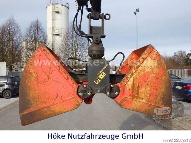 Furgone ribaltabile IVECO 70 C 18 DoKa/Kipper/Palfinger Kran/Greifer/2xAHK