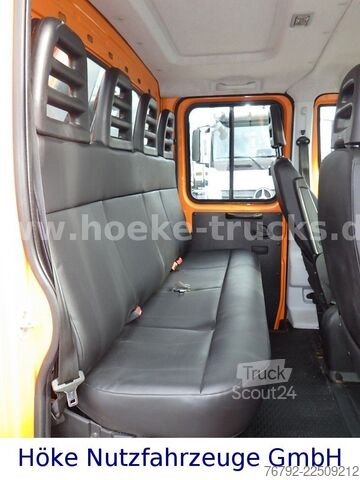 Furgone ribaltabile IVECO 70 C 18 DoKa/Kipper/Palfinger Kran/Greifer/2xAHK