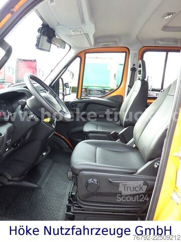 Furgone ribaltabile IVECO 70 C 18 DoKa/Kipper/Palfinger Kran/Greifer/2xAHK