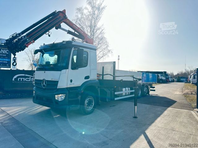 Żuraw samochodowy MERCEDES-BENZ Actros 2536 6x2 KRAN 20m FUNK Pritsche 7,5m