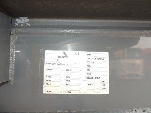 Pašizgāzēja puspiekabe STAS 80 m³ Kipper