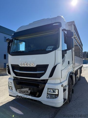 Tovorno vozilo s ravno platformo in ponjavo IVECO AS260SY/FP-CM
