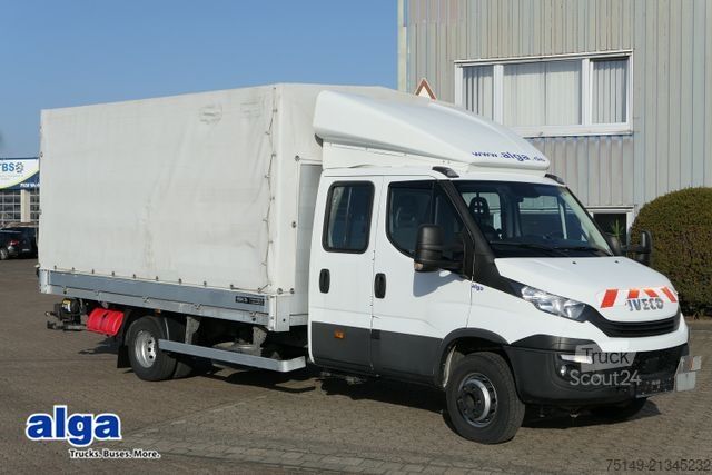 Tentinė furgonė IVECO 70C18HD Daily 4x2, Sortimo, Klima, LBW, 6 Sitze