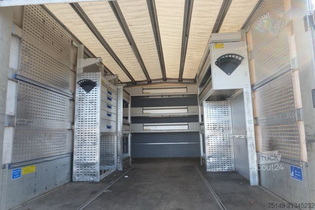 Tentinė furgonė IVECO 70C18HD Daily 4x2, Sortimo, Klima, LBW, 6 Sitze