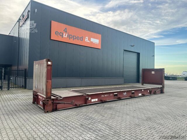Plakanie konteineri CIMC 40FT FLATRACK FLUSH FOLDING / CSC: 10/2027 / 5x...