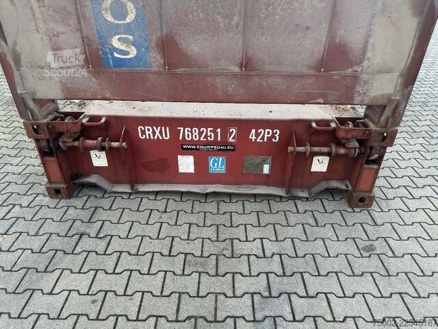 Plakanie konteineri CIMC 40FT FLATRACK FLUSH FOLDING / CSC: 10/2027 / 5x...