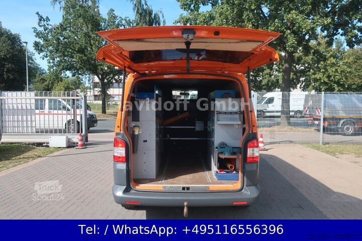 Dobozos furgon VW Nr.253 T5 lang Werkstatt / SHZ / AHK / Klima /