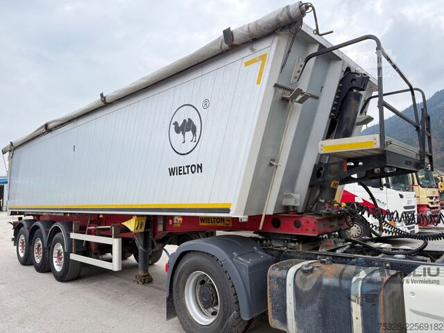 Tiptrailer WIELTON NW-3 45m³ Kipper Muldenkipper Getreide Liftachse