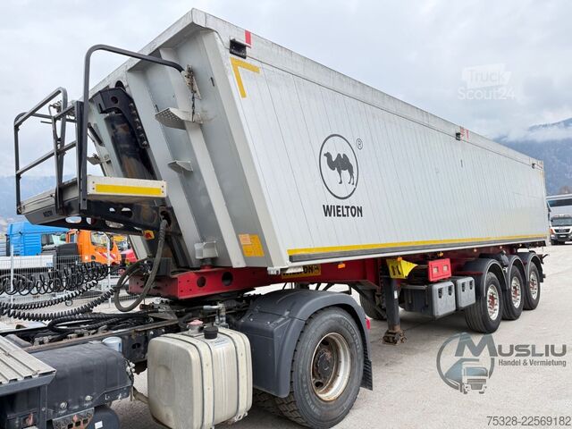 Tiptrailer WIELTON NW-3 45m³ Kipper Muldenkipper Getreide Liftachse