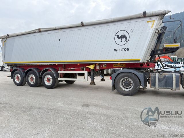 Tiptrailer WIELTON NW-3 45m³ Kipper Muldenkipper Getreide Liftachse