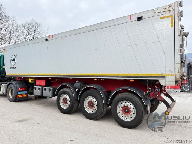 Tiptrailer WIELTON NW-3 45m³ Kipper Muldenkipper Getreide Liftachse