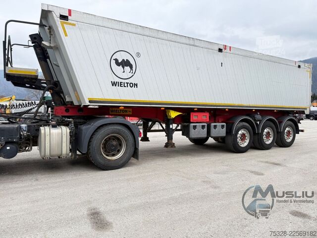 Tiptrailer WIELTON NW-3 45m³ Kipper Muldenkipper Getreide Liftachse