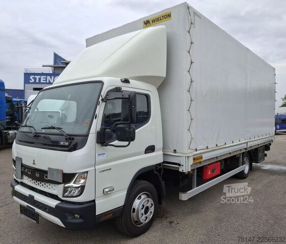 Aizkaru sānu furgons FUSO Canter 7C18 Klima LBW Euro6E 3-Sitzer