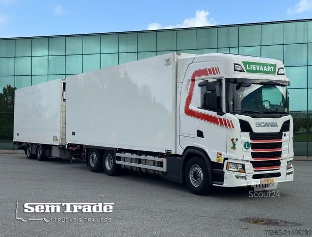 Koelwagen SCANIA S500 6X2 RETARDER 50 CC COMBI 2x TAILLIFT TOP CO