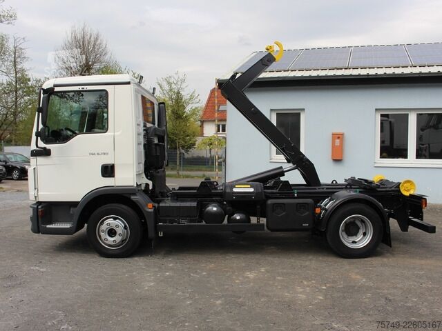 Pojazd hakowy Telehoist man TGL 8.190 BL 4x2 EUR6 City Abrollkipper 2 x AHK
