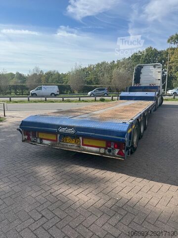 Tieflader Nooteboom 3 ass gestuurde dubbel uitschuifbare oplegger