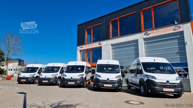 Minibus PEUGEOT Opel Movano Fiat Ducato Boxer mehrfach vorhanden