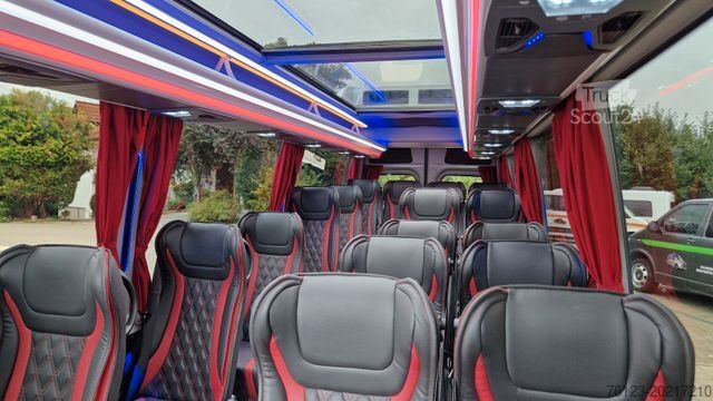 Minibus MERCEDES-BENZ 519 und 517 Glasdach XXL  20 Sitze Stock
