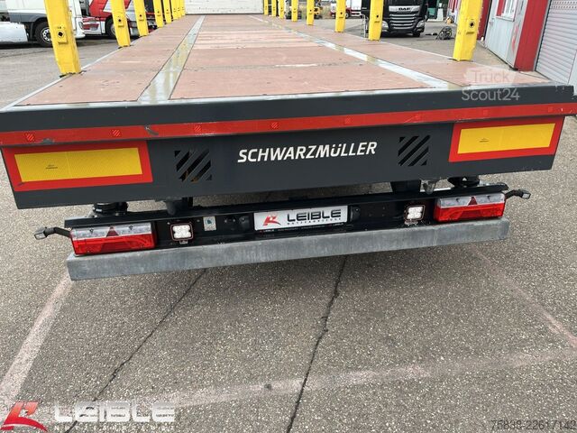 Tukkipuoliperävaunu SCHWARZMÜLLER S1*Holzrungen & Plattform*Liftachse*SAF-Achsen*