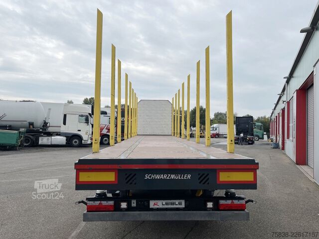 Avoin puoliperävaunu SCHWARZMÜLLER S1*Holzrungen & Plattform*Liftachse*SAF-Achsen*