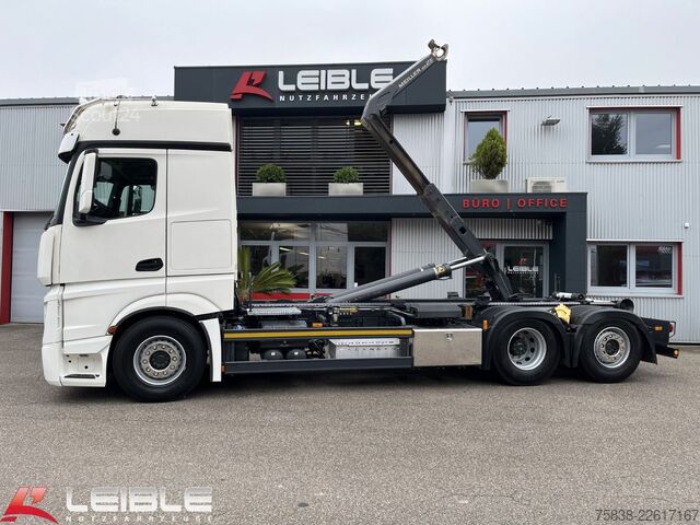 شاحنة قلّابة بذراع تحميل متحرك MERCEDES-BENZ Actros 2552*Big Space*Meiller RS21.65*Lift/Lenk*