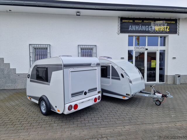 Myyntitraileri trailershop TMC Mini Tommy schlafen campen reisen